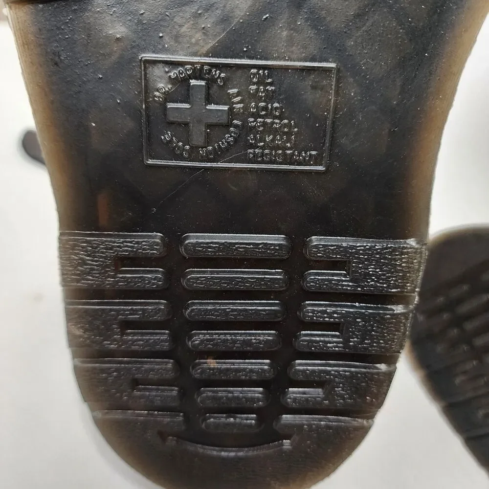 Dr Martens Geraldo Gladiator Sandals Black Leather Mens 10 Womens 11 EUC - Picture 11 of 11